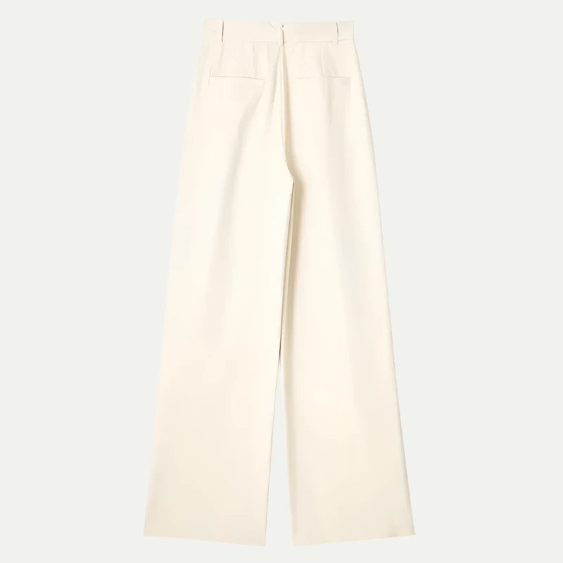 Randimo | High-Waisted Striped Wide-Leg Pants for Women