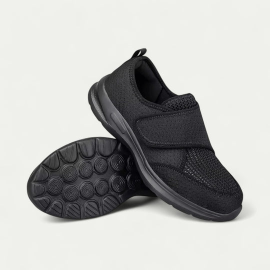 Orthopedic Breathable Walking Shoes with Easy Touch Fastening