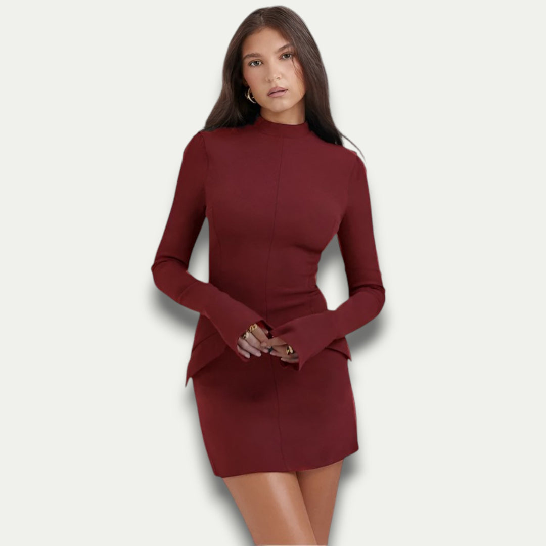 Randimo | Women's Long Sleeve Bodycon Mini Dress