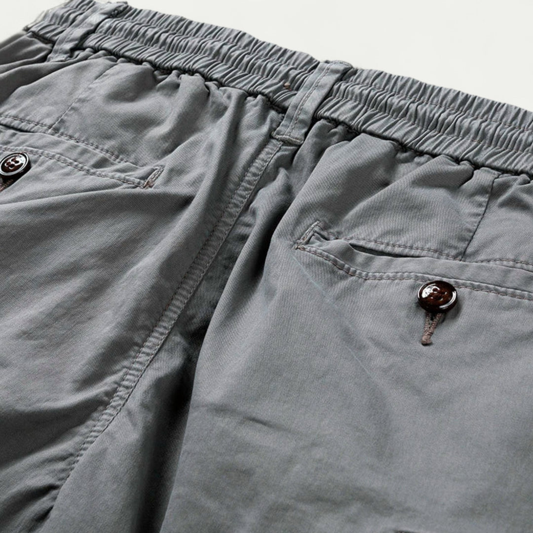Men Cotton Cargo Shorts with Pockets Casual Wear