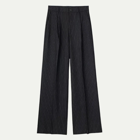 Randimo | High-Waisted Striped Wide-Leg Pants for Women