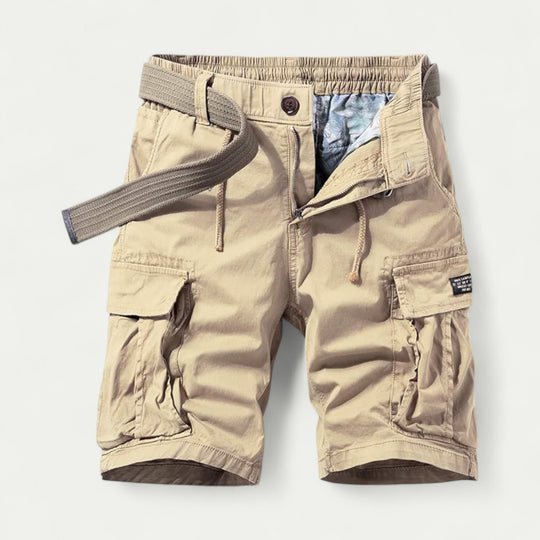 Men Cotton Cargo Shorts with Pockets Casual Wear