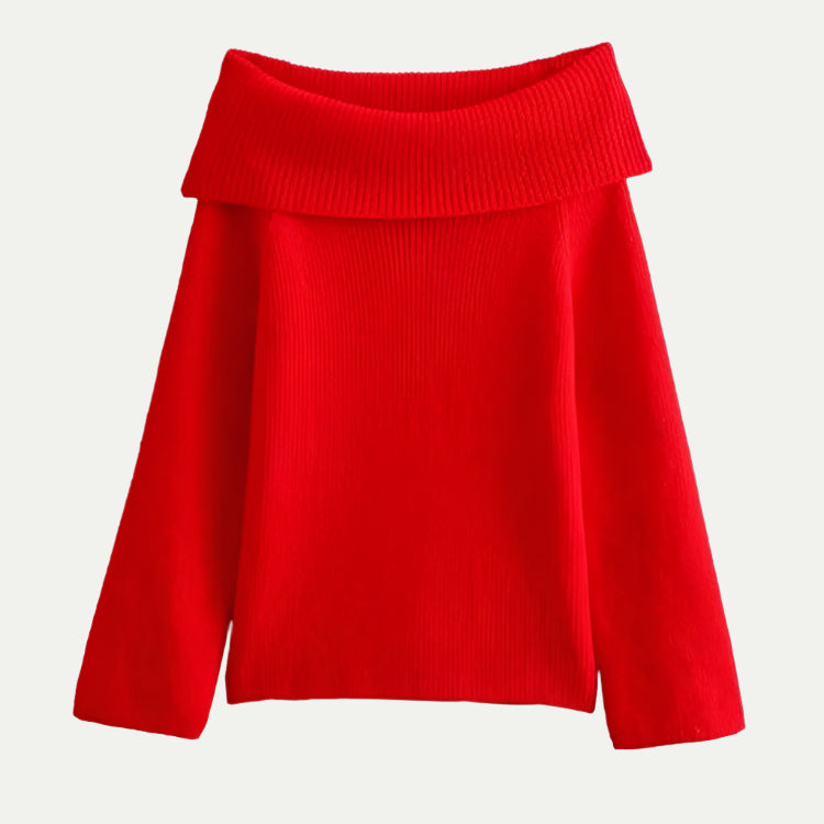 Randimo | Women’s Premium Cashmere Off-Shoulder Sweater