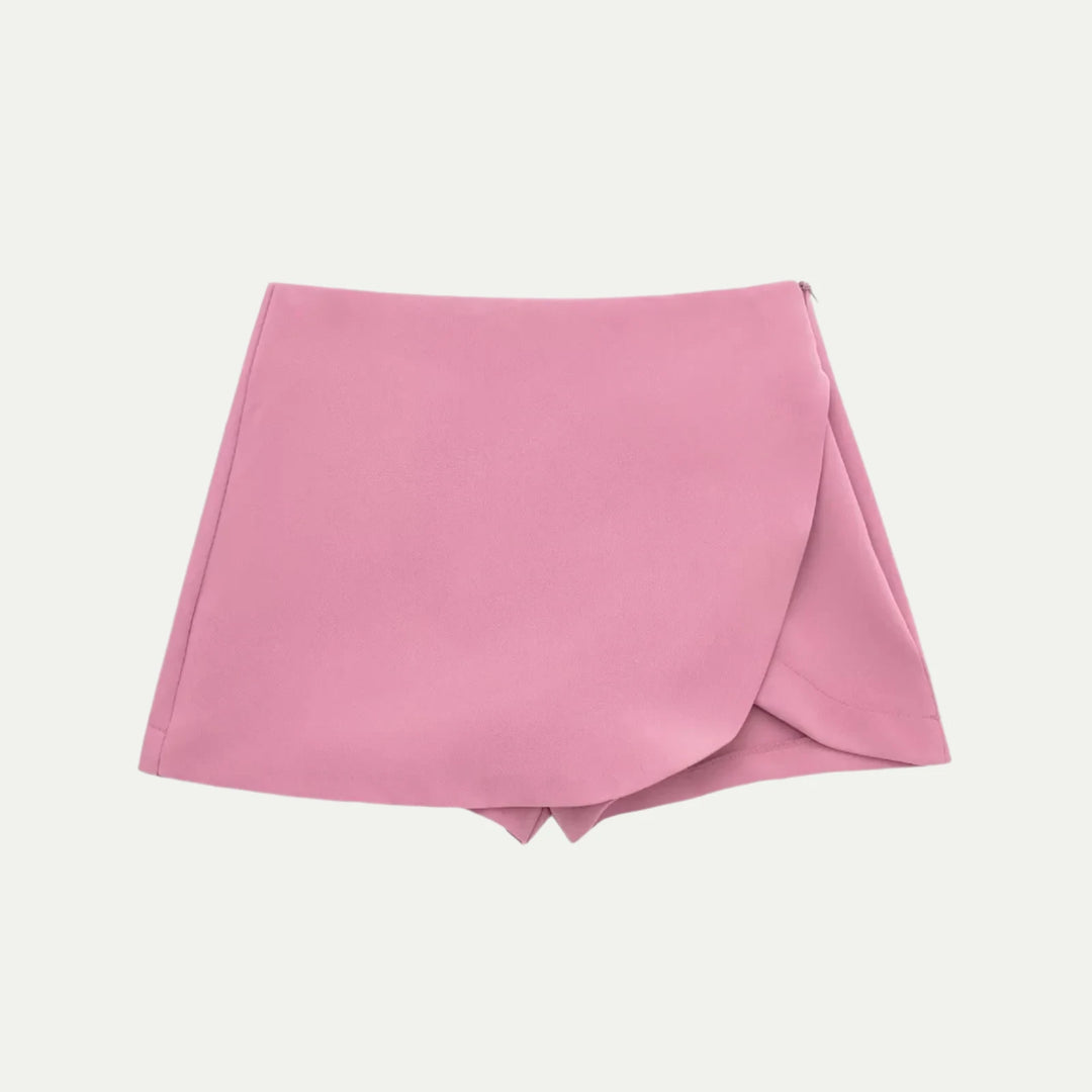 Randimo | Women's High-Waisted Asymmetric Mini Skirt