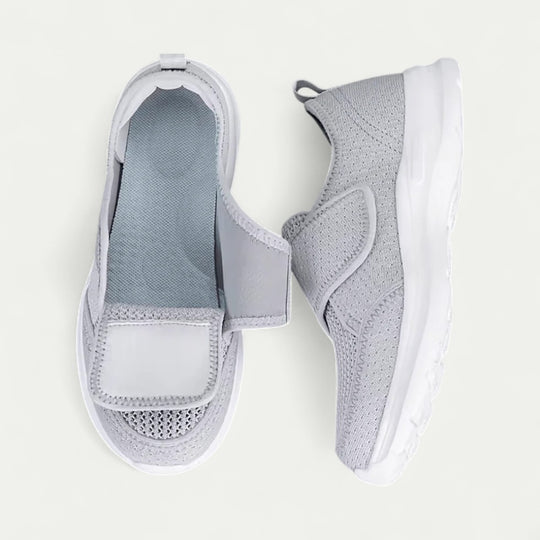 Orthopedic Breathable Walking Shoes with Easy Touch Fastening