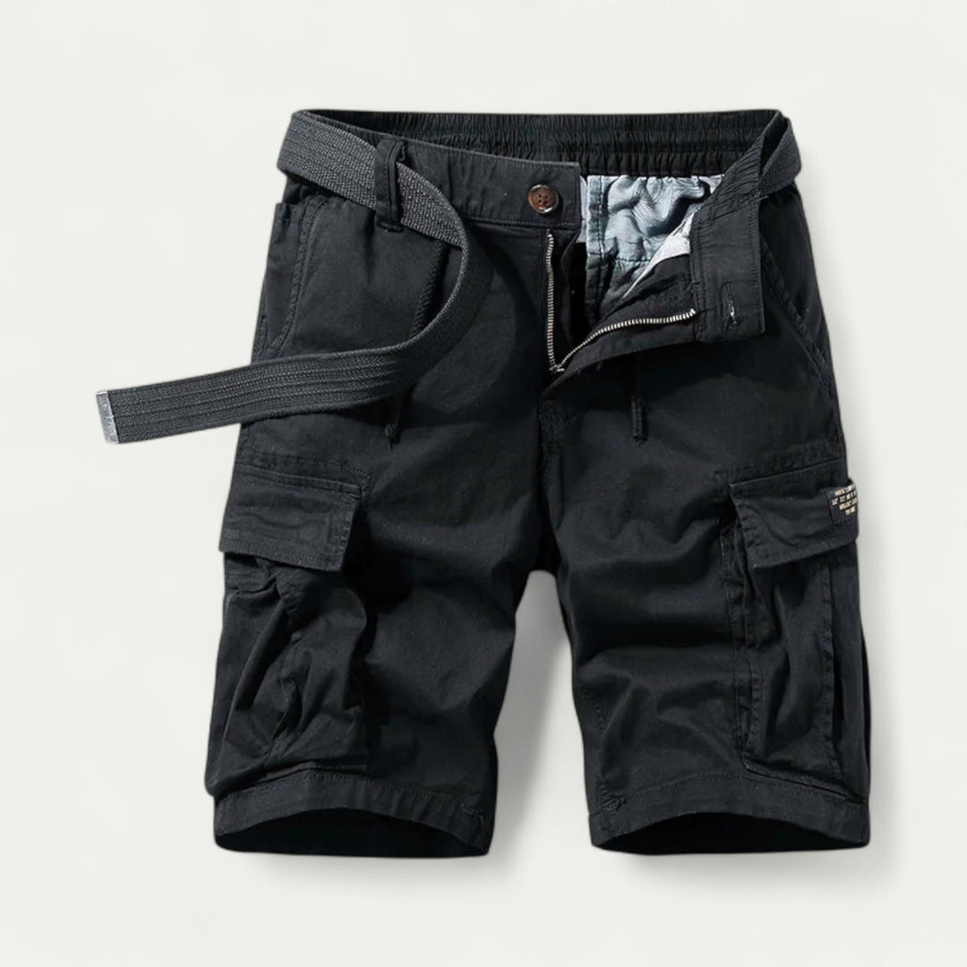 Men Cotton Cargo Shorts with Pockets Casual Wear