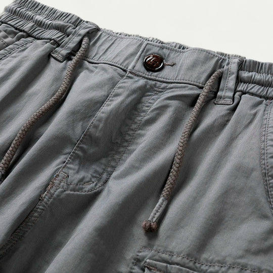 Men Cotton Cargo Shorts with Pockets Casual Wear