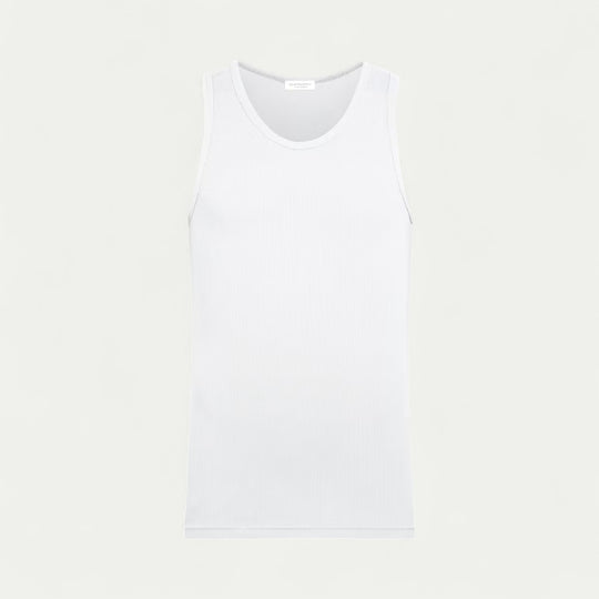 Slim Fit Cotton Ribbed Tank Top for Everyday Comfort