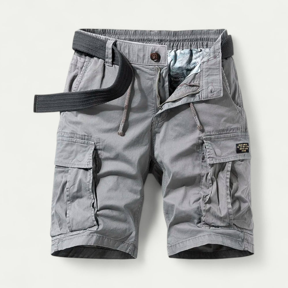 Men Cotton Cargo Shorts with Pockets Casual Wear
