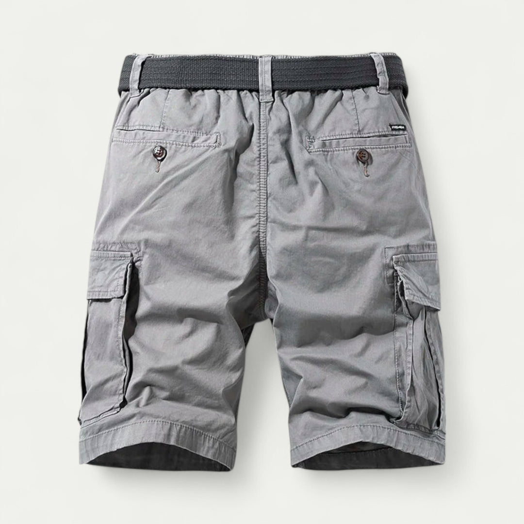 Men Cotton Cargo Shorts with Pockets Casual Wear