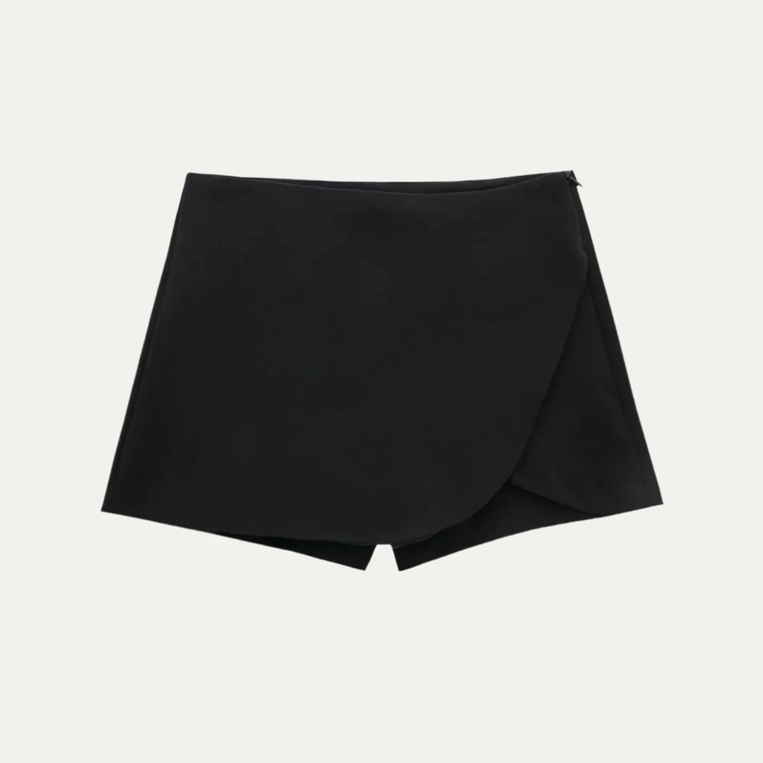 Randimo | Women's High-Waisted Asymmetric Mini Skirt