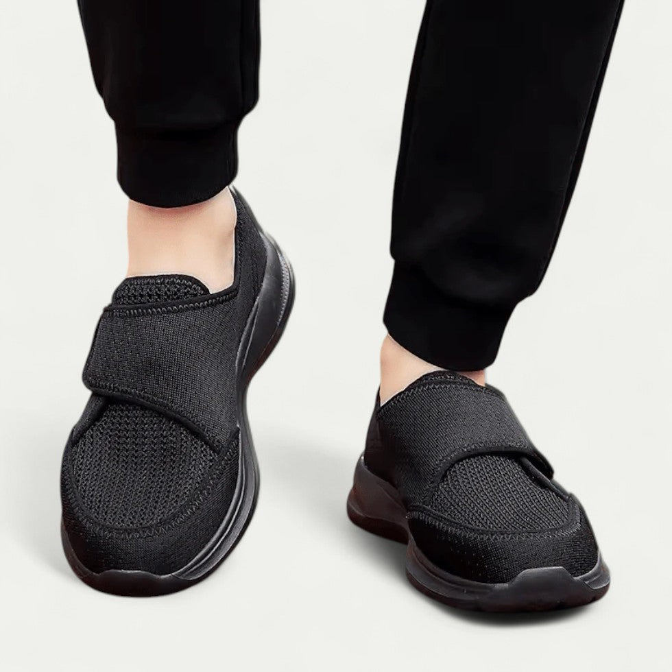 Orthopedic Breathable Walking Shoes with Easy Touch Fastening