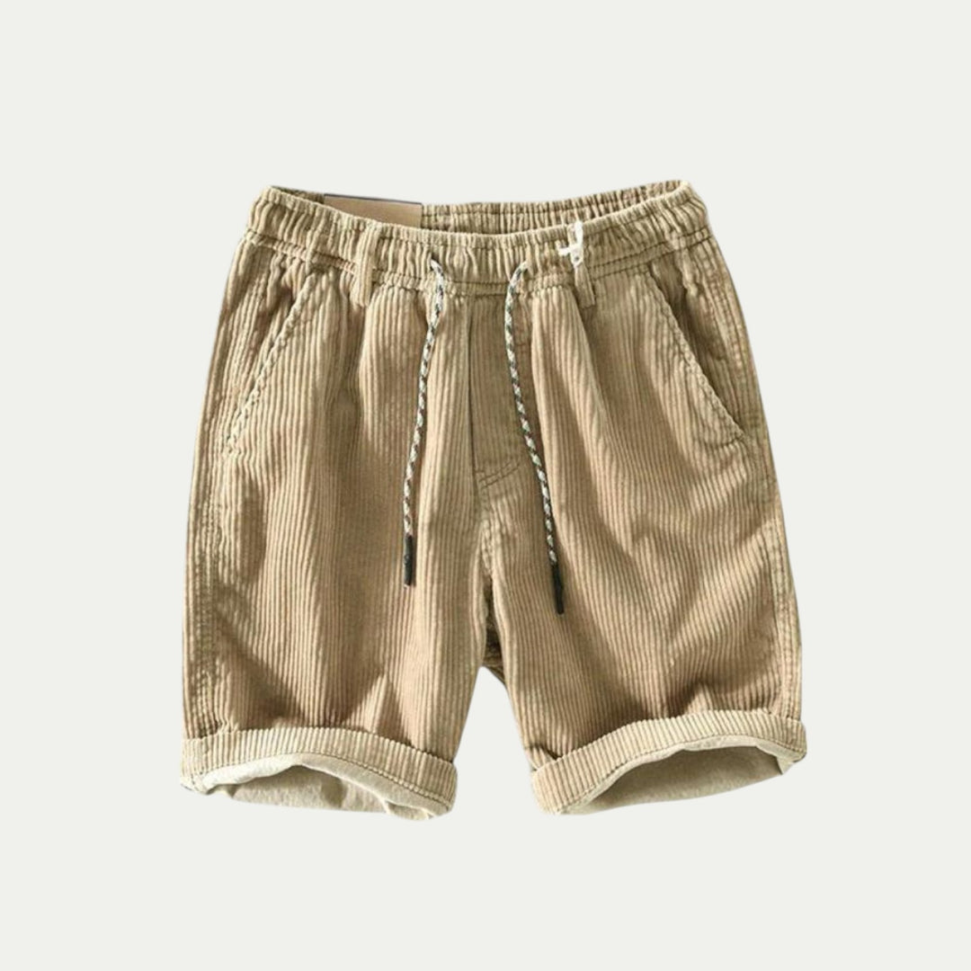 Men Corduroy Shorts for Summer Casual Style
