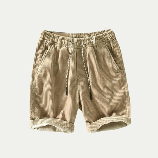 Men Corduroy Shorts for Summer Casual Style
