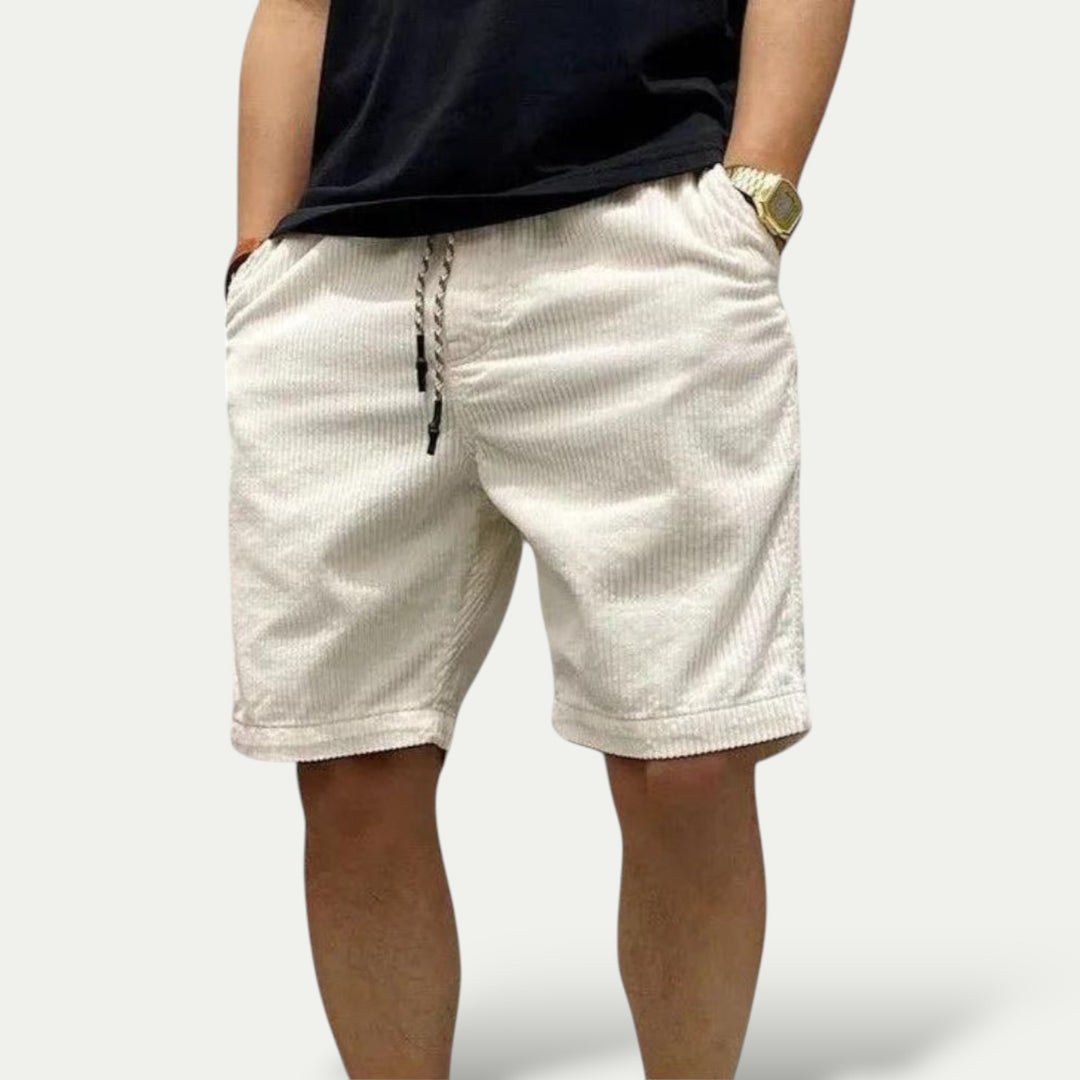 Men Corduroy Shorts for Summer Casual Style