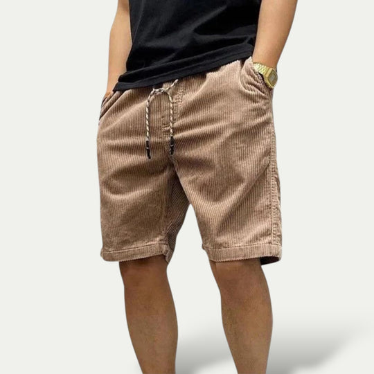 Men Corduroy Shorts for Summer Casual Style