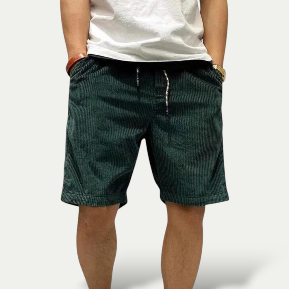 Men Corduroy Shorts for Summer Casual Style