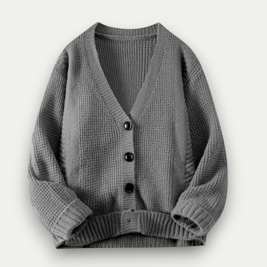 Randimo | Men's V-Neck Warm Thick Knit Cardigan Sweater for Spring