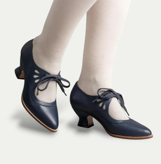 Randimo | Women Orthopedic PU Leather Heeled  Sandals