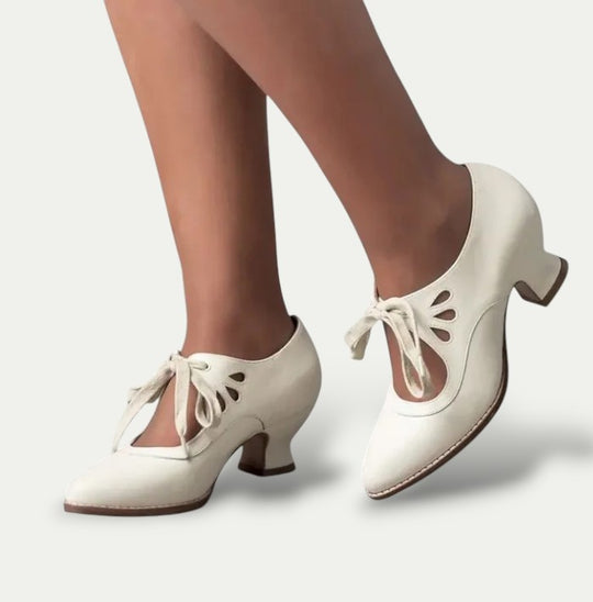 Randimo | Women Orthopedic PU Leather Heeled  Sandals