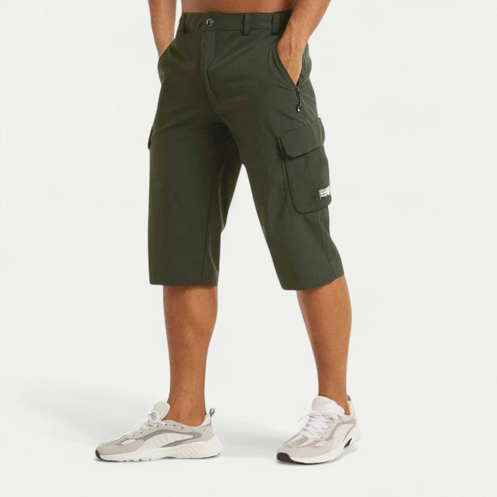 Men's Utility Cargo Shorts with Multiple Pockets
