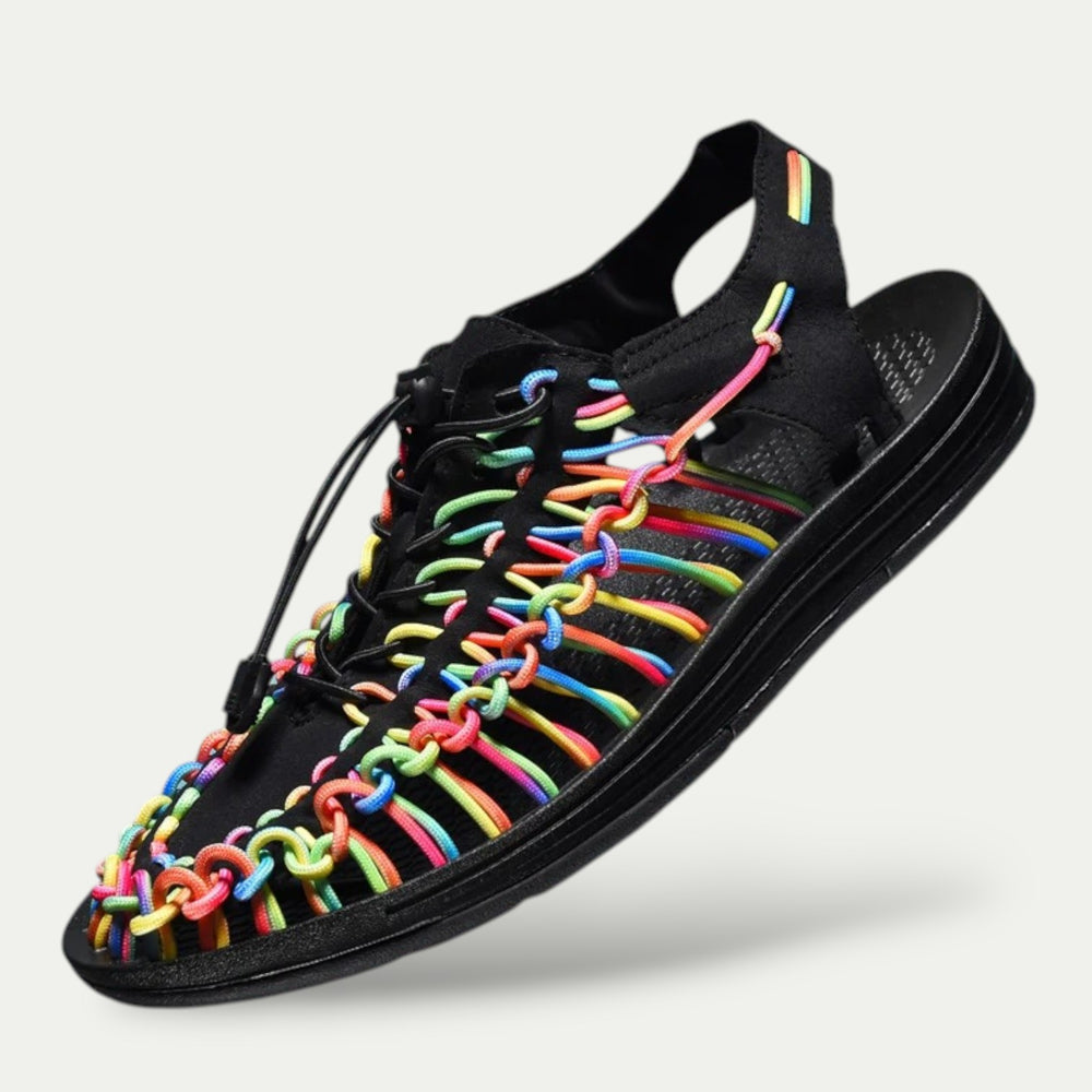 Men Orthopedic Air Tread Leather Summer Sandals
