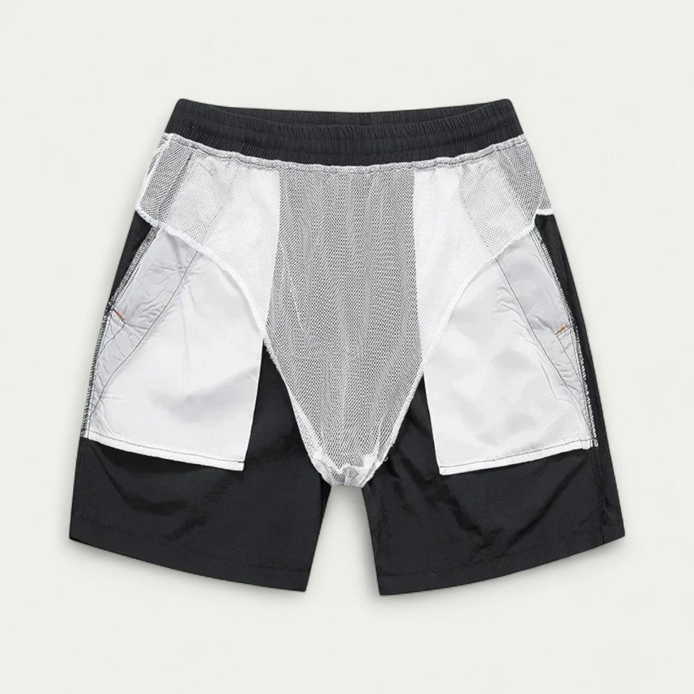 Lightweight Swim Shorts with Elastic Waist and Pockets