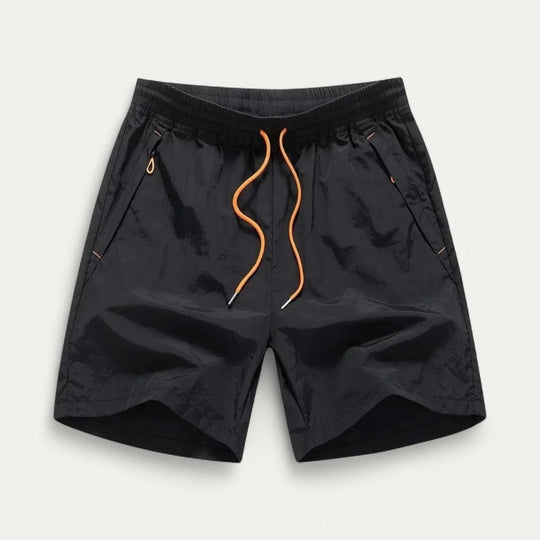 Lightweight Swim Shorts with Elastic Waist and Pockets