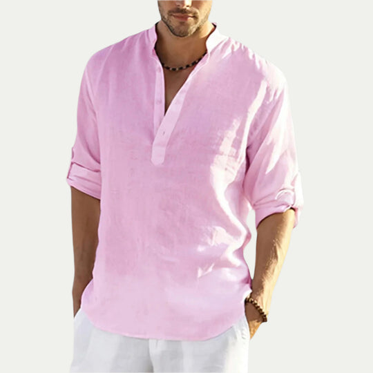 Randimo | Men's Linen Shirt Long Sleeve