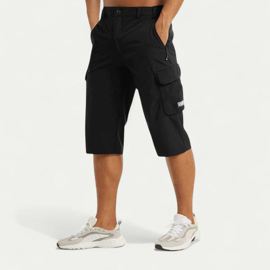 Men's Utility Cargo Shorts with Multiple Pockets