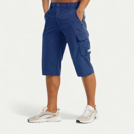 Men's Utility Cargo Shorts with Multiple Pockets