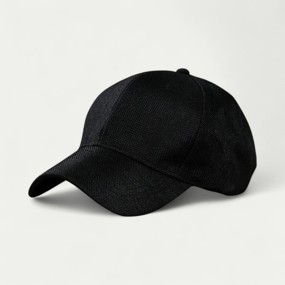 Linen Blend Baseball Cap Lightweight Adjustable Summer Hat