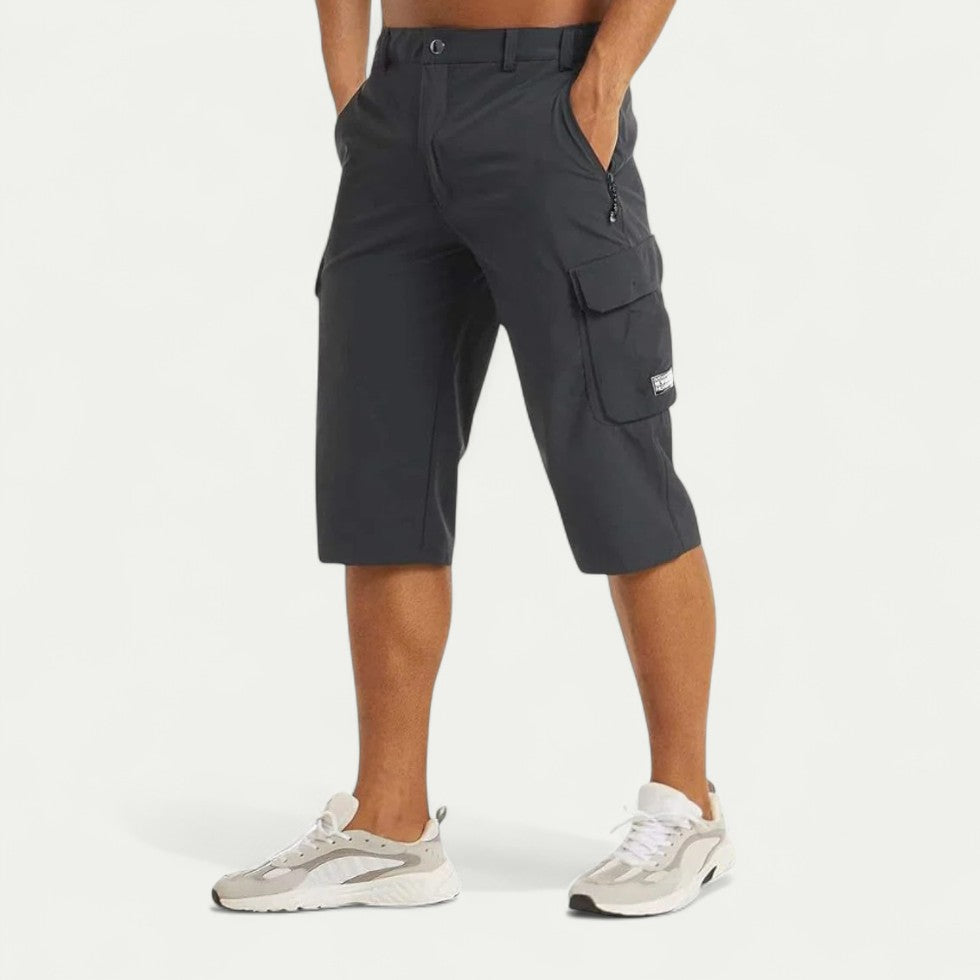 Men's Utility Cargo Shorts with Multiple Pockets