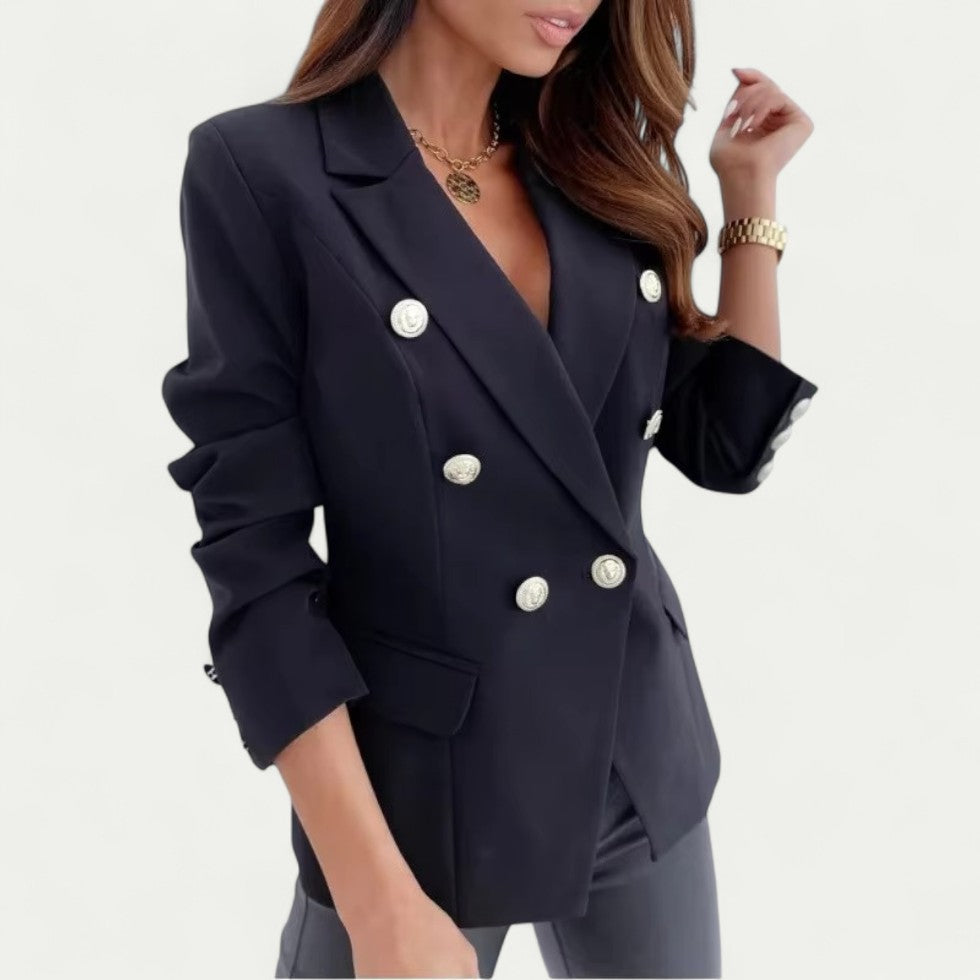 Double Breasted Tailored Blazer for Women