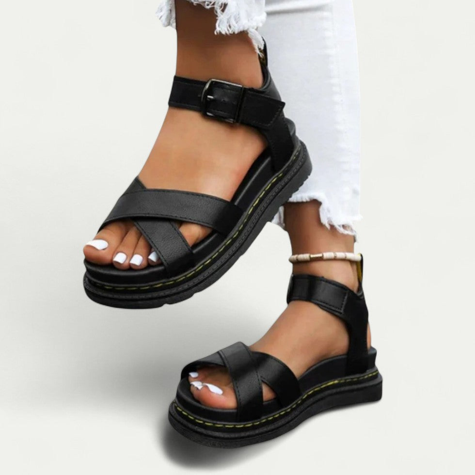 Orthopedic Buckle Strap Sandals for Everyday Comfort