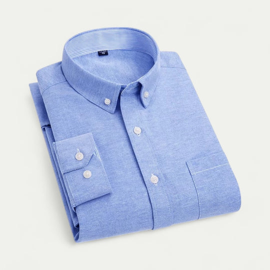 Oxford Button Down Shirt in Soft Cotton Blend