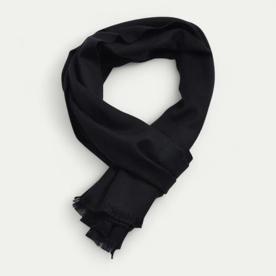Men Cashmere Winter Scarf Soft Warm Pashmina Shawl with Tassel