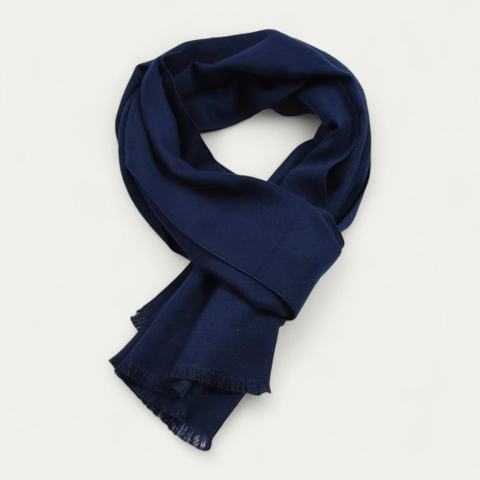 Men Cashmere Winter Scarf Soft Warm Pashmina Shawl with Tassel