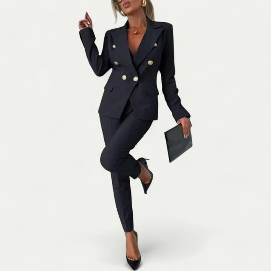 Women’s Double Breasted Tailored Suit Set