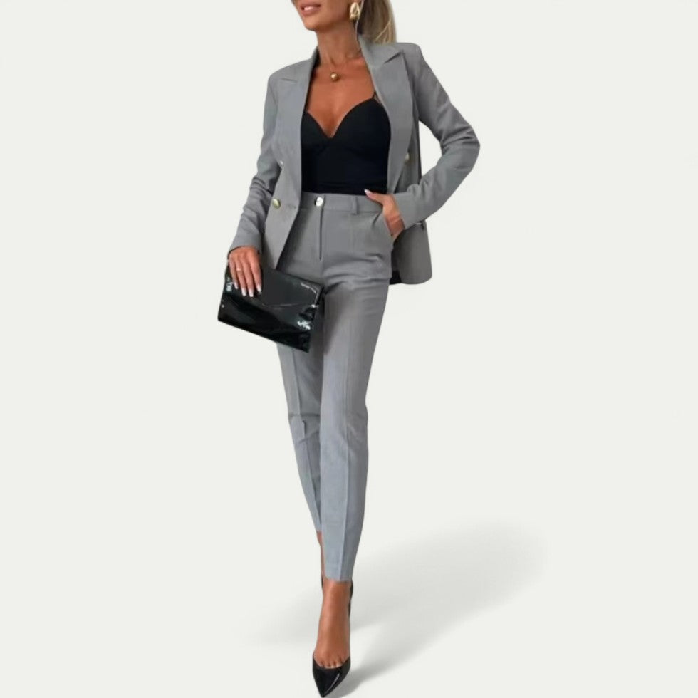 Women’s Double Breasted Tailored Suit Set