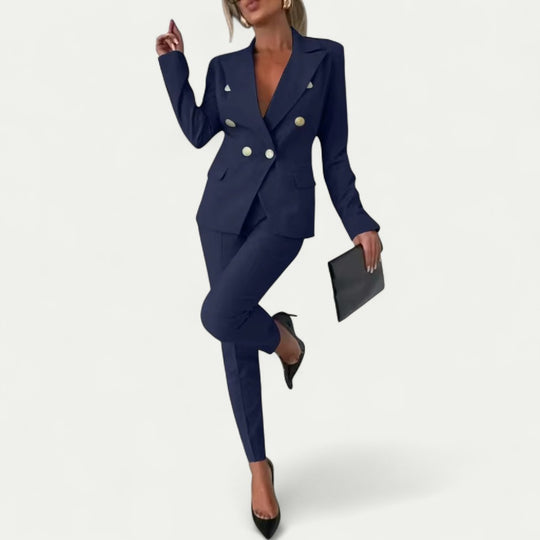 Women’s Double Breasted Tailored Suit Set