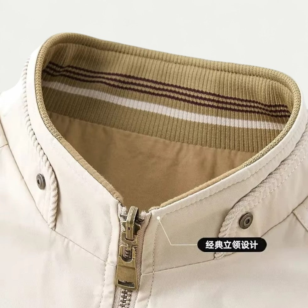 Reversible Cotton Bomber Jacket for Everyday Layering