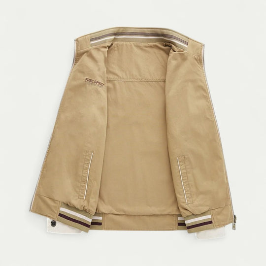 Reversible Cotton Bomber Jacket for Everyday Layering