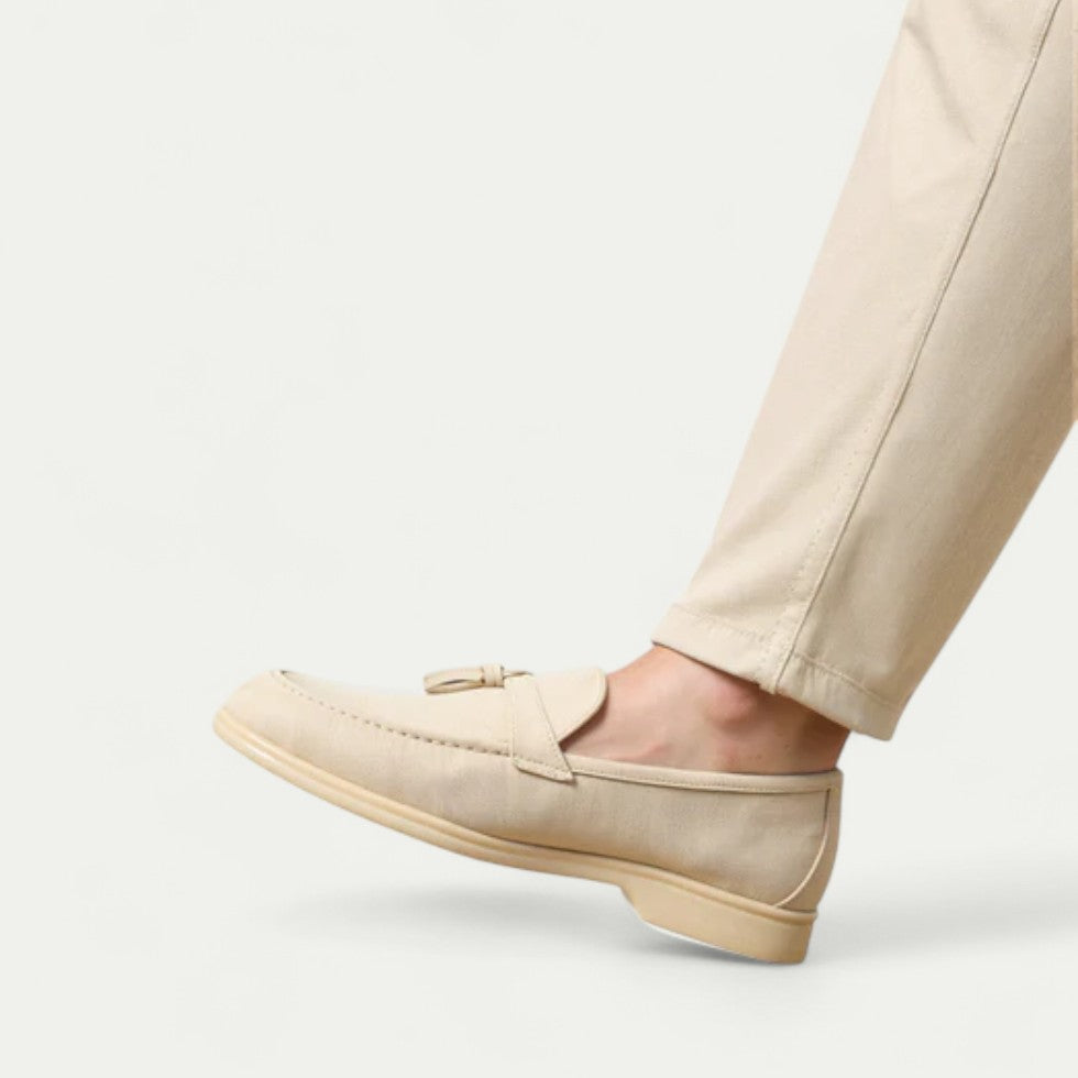 Suede Loafers for Men with Comfort Sole