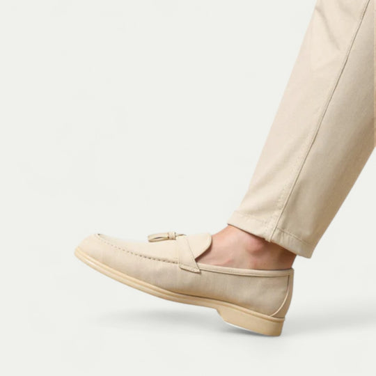 Suede Loafers for Men with Comfort Sole