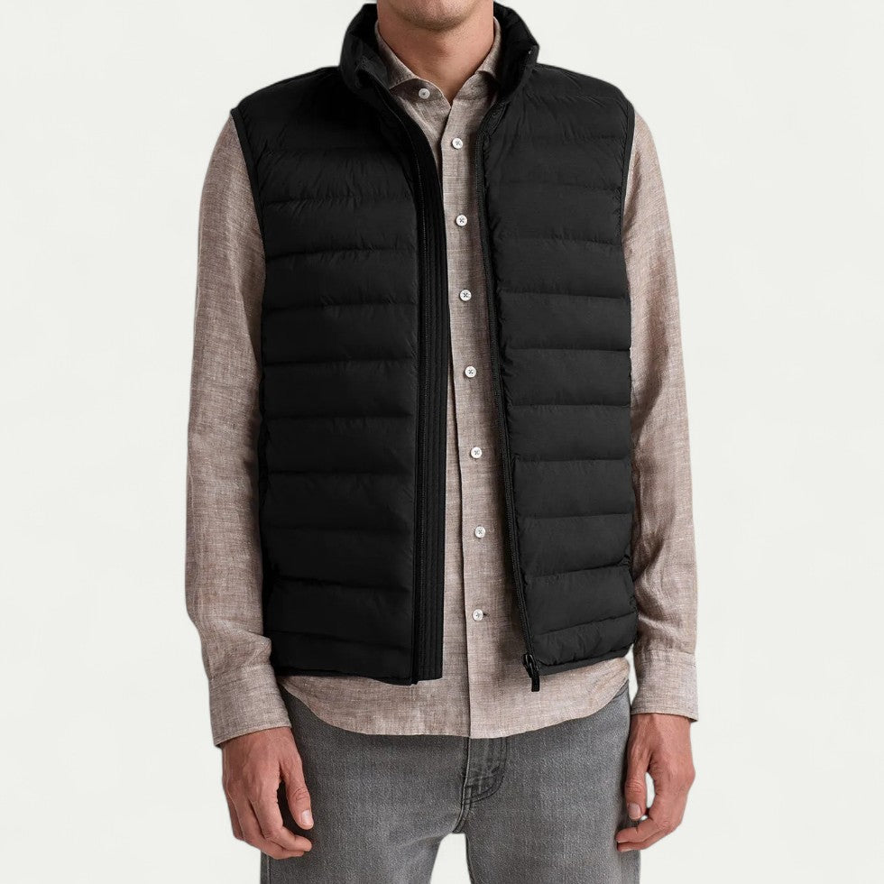 Men's Lightweight Quilted Puffer Vest Body Warmer