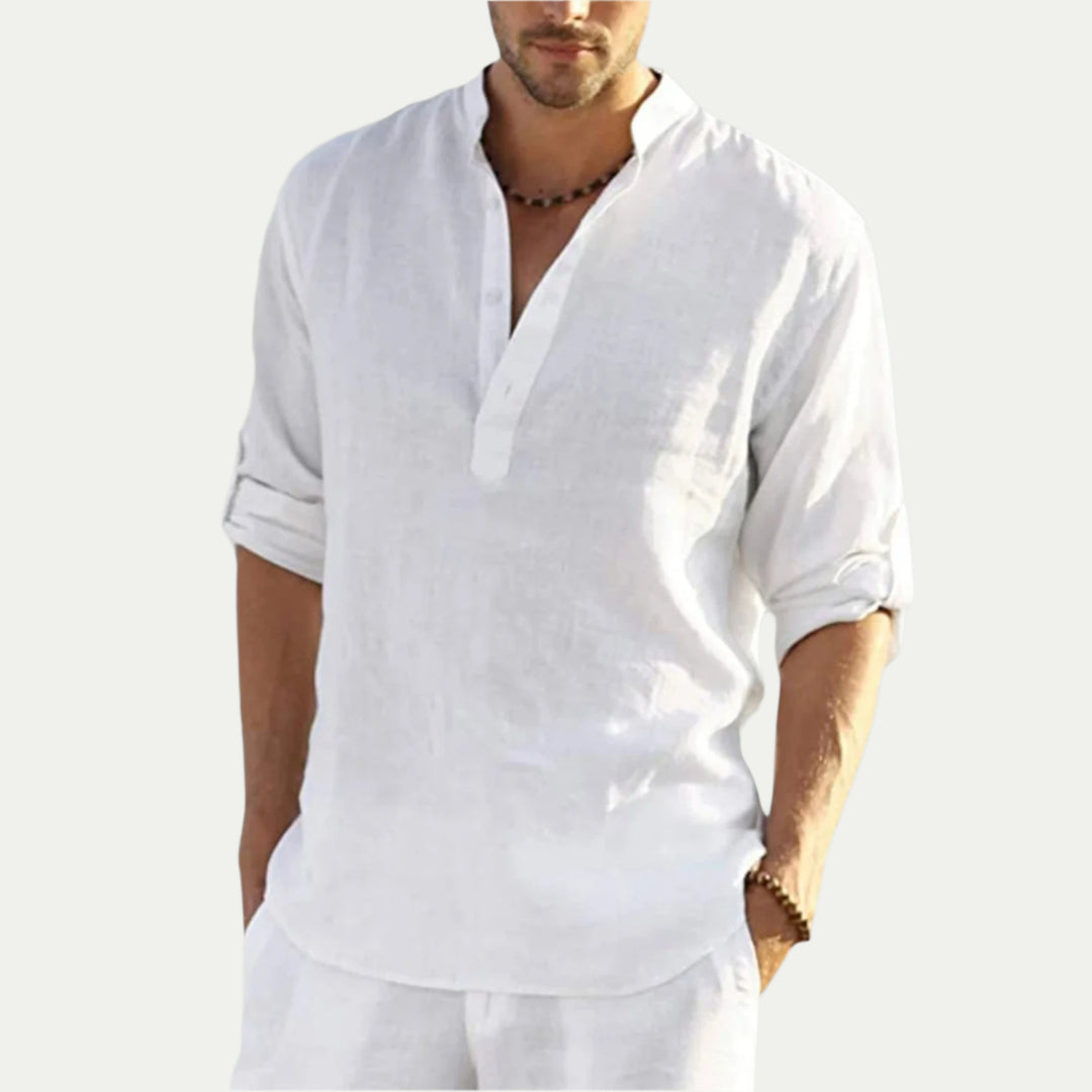 Randimo | Men's Linen Shirt Long Sleeve