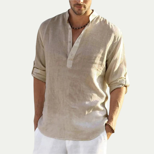 Randimo | Men's Linen Shirt Long Sleeve