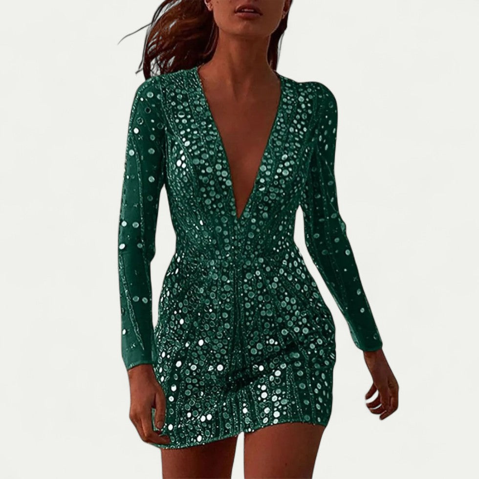 Sequin Bodycon Dress for Prom and Party Nights