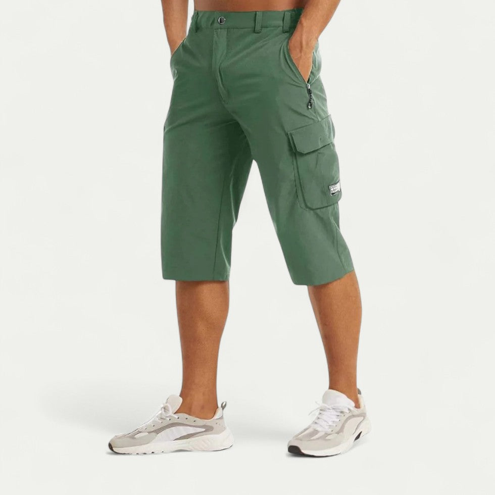 Men's Utility Cargo Shorts with Multiple Pockets